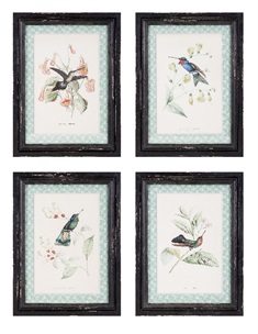 Hummingbird Wall Decor - Ast 4