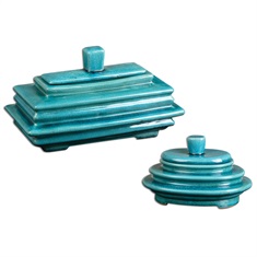 Indra Bright Blue Boxes S/2