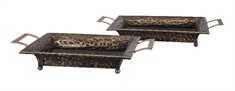 James Metal Decorative Trays - Set of 2