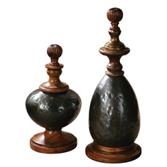 Javini Metal Finials S/2