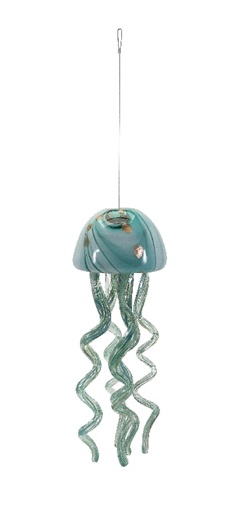 Jellyfish Small Glass Windchime