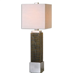 Jernigan Bronze Glass Table Lamp
