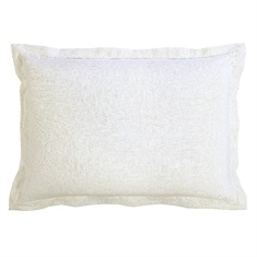 Jolie White Linen Sham