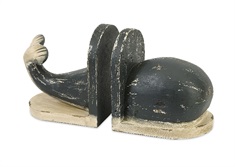 Jonah Wood Carved Whale