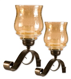 Joselyn Bronze Candleholders Set/2
