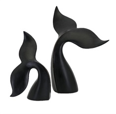 Kairi Whale Tail Statuaries - Set of 2