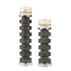 Karun Candleholders S/2