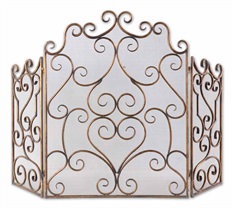 Kora Metal Fireplace Screen