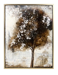 Labyrinth Framed Oil Painting