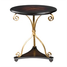 Lanzo Walnut Accent Table
