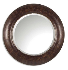 Leonzio Leather Mirror