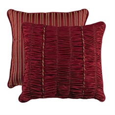 Lorenza Shirred Velvet Euro Sham
