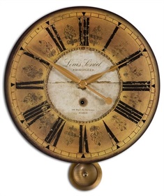 Louis Leniel Cream & Gold Wall Clock