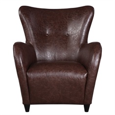 Lyric Leather Accent Chair
