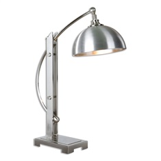 Malcolm Brushed Nickel Desk Lamp