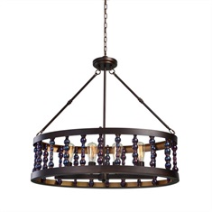 Mandrino 4 Light Oval Chandelier
