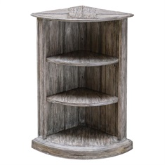 Manon Wooden Corner Shelf