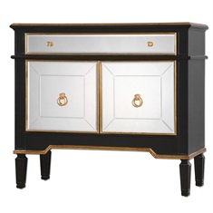 Marciel Mirrored Wine Cabinet