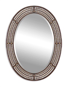 Matney Distressed Bronze Mirror