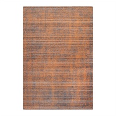 Medanos Burnt Orange Striped Rug Swatch