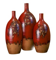 Melon Vases S/3