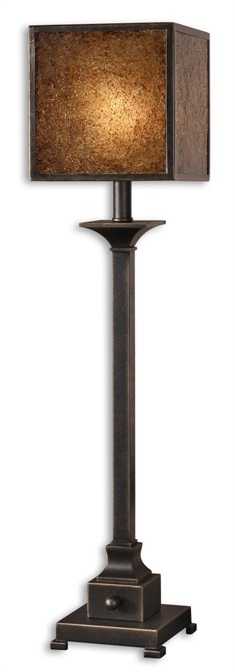 Meora Rustic Bronze Buffet Lamp