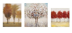 Miniature Tree Gallery Art - Set of 3