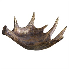 Moose Antler Rustic Bowl