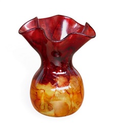 Morning Sun Ruffle Vase