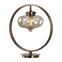 Namura Antiqued Brass Accent Lamp