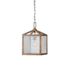 Nashua Wooden 1 Light Mini Pendant