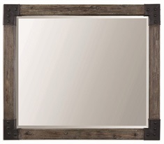 Nelo Weathered Wood Mirror