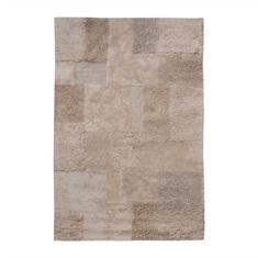Nevada Dark Beige Hand Tufted Rug Swatch