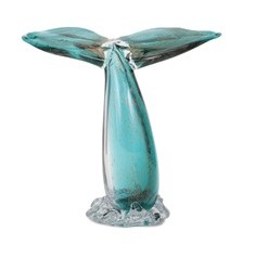 Nordiac Whale Tail Glass Stauary