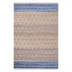Norman Blue Hand Woven Rug Swatch
