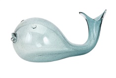 Norwolk Blown Glass Whale Statuary