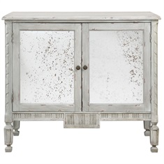 Okorie Gray Console Cabinet