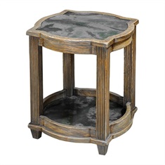 Olani Weather Oak Accent Table