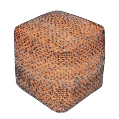 Orange Valda Pouf