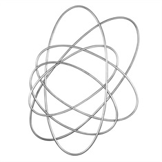 Orbital Silver Wall Art