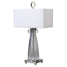 Ostola Smokey Glass Lamp