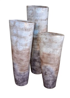 Oval Vases, S/3