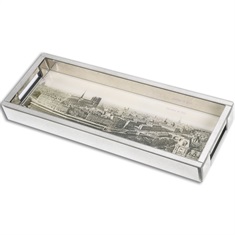 Panorama De Paris Mirrored Tray