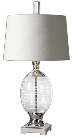 Pateros Swirl Glass Lamp