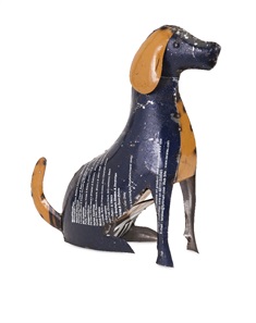 Pedro the Pup - Reclaimed Metal