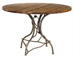 Pine Iron Breakfast Table