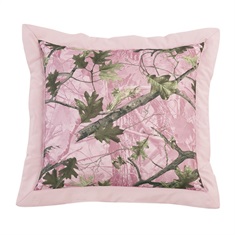 Pink Camo Euro Sham