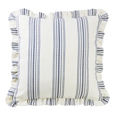 Prescott Navy Striped Euro Sham