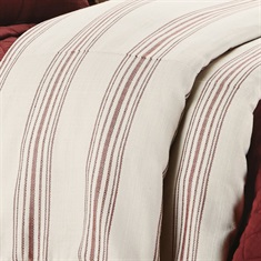 Prescott Red Duvet