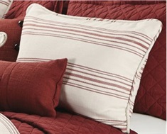 Prescott Red Pillow Sham